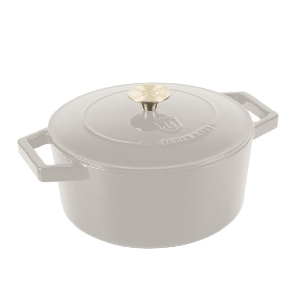 Berlinger Haus Cast Iron 24cm Pot with Lid - Sahara | Durable & Healthy
