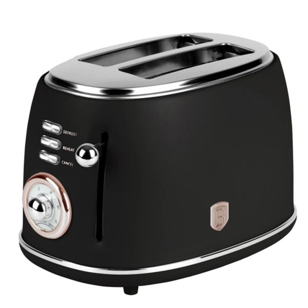 Berlinger Haus Electric Toaster – Black-Rose