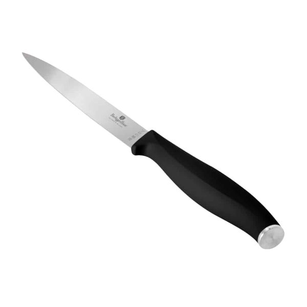 Berlinger Haus 6-Piece Stainless Steel Knife Set – Matte Black