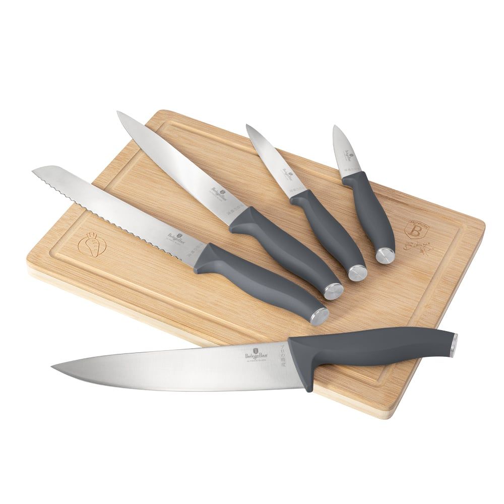 Berlinger Haus 6-Piece Knife & Cutting Board Set – Aspen