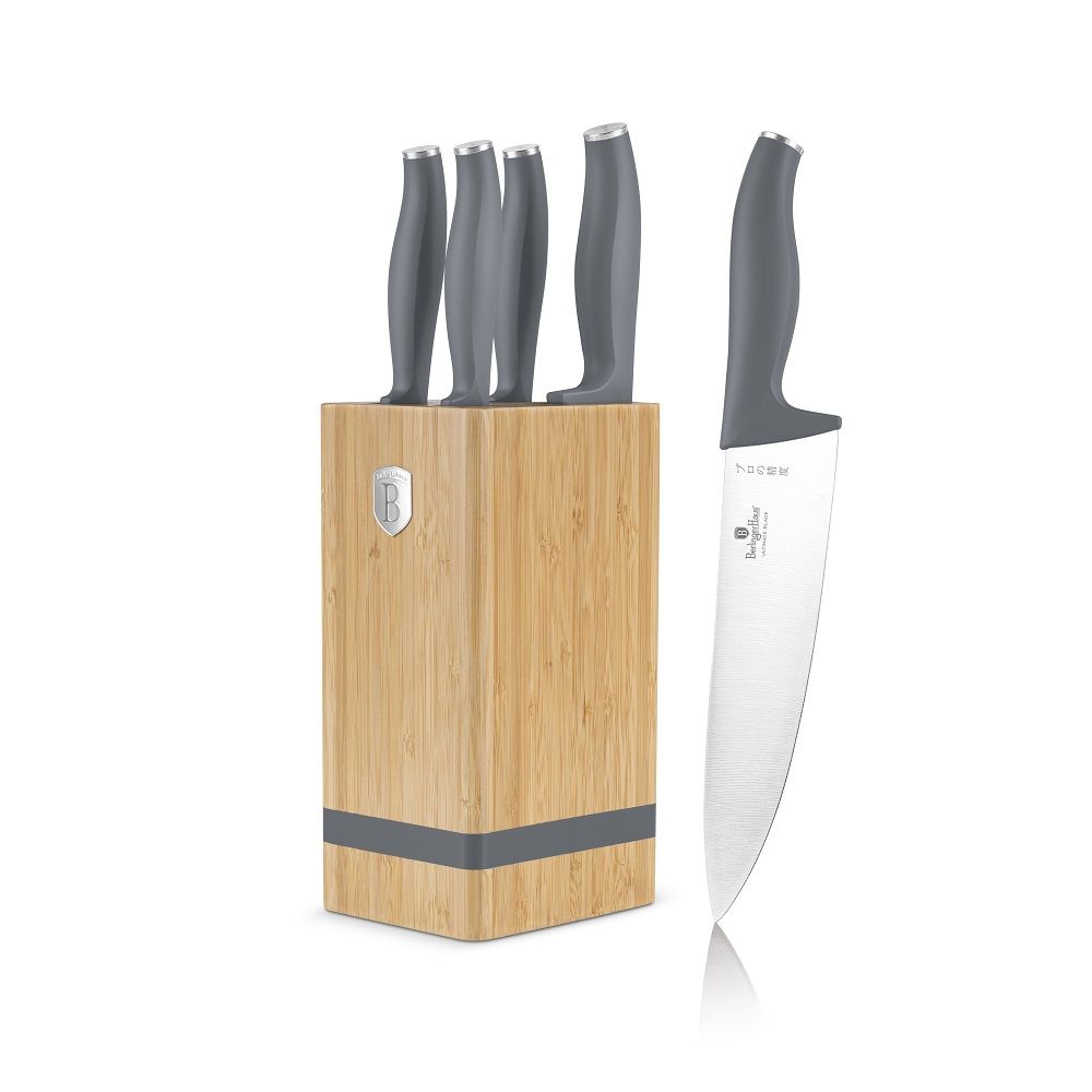 Berlinger Haus 6-Piece Knife & Stand Set – Aspen