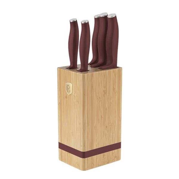 Berlinger Haus Leonardo Knife Set – 6-Piece with Stand