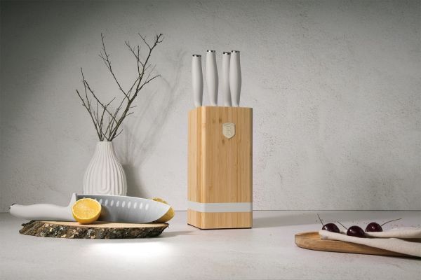 Berlinger Haus Knife Set 6pcs with Stand – Sahara Collection