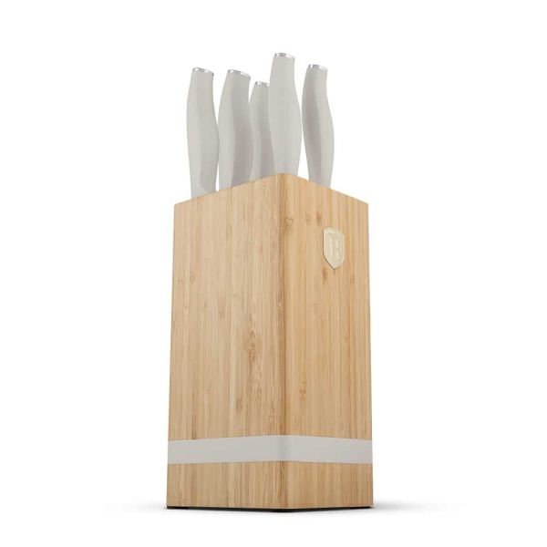 Berlinger Haus Knife Set 6pcs with Stand – Sahara Collection