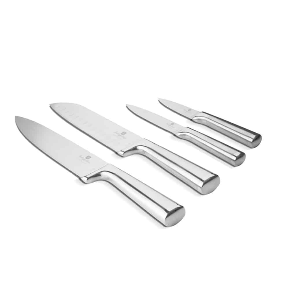 Berlinger Haus 4-Piece Steel Knife Set – Matte Black