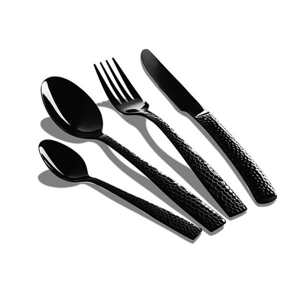 Berlinger Haus 24-Piece Cutlery Set - Mirror Black BH/3081