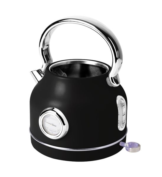 Berlinger Haus 1.7L Electric Stainless Steel Kettle – Matte Black