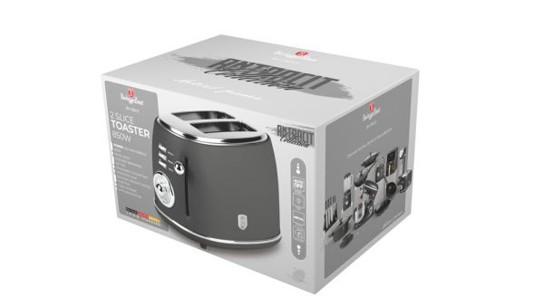 Berlinger Haus Toaster – Elegant Anthracite Design