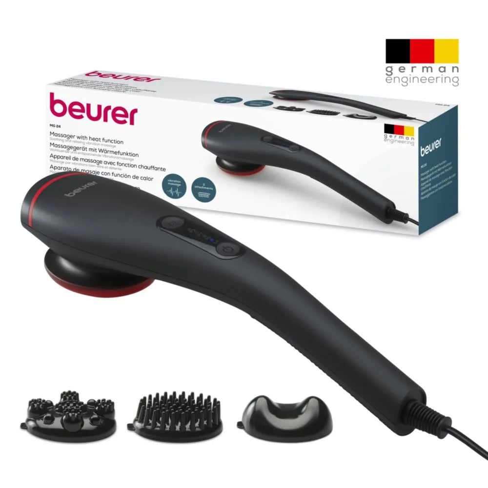 Beurer MG 24 Electric Massager with Heat Function for Pain Relief
