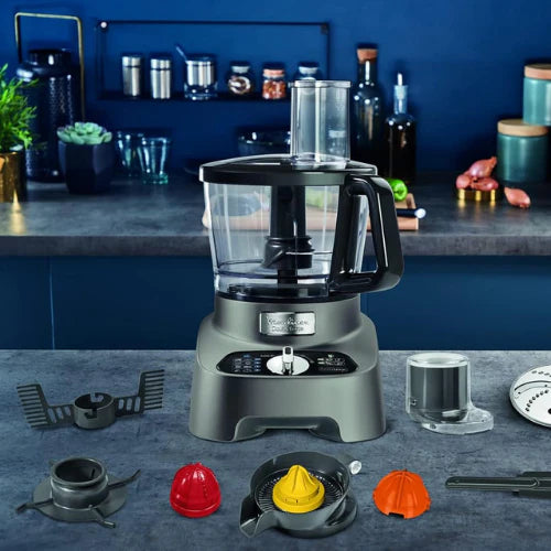 Moulinex DoubleForce Food Processor 1000W 10 Attachments FP825E27