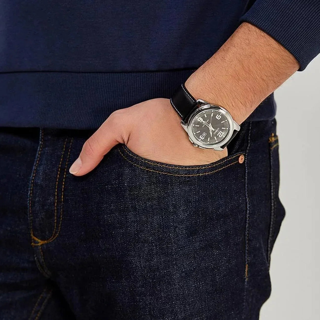 Casio Black Watch MTP-1314L-1A , Men