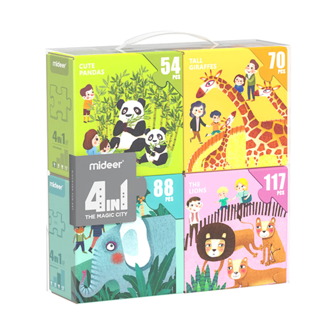 لعبة تركيب أربعة بواحد من ميدير – الحيوان