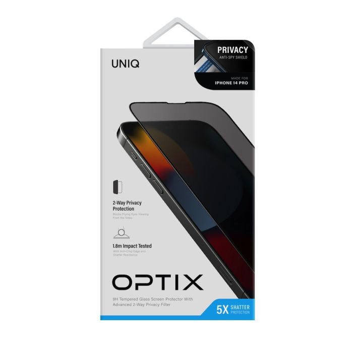 واقي شاشة خصوصية UNIQ OPTIX iPhone 14 Pro