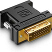 محول UGREEN DVI (24+5) ذكر إلى VGA أنثى (أسود)