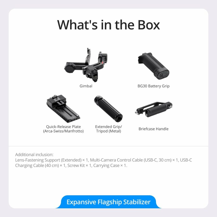 DJI RS 4 Pro 3-Axis Gimbal Stabilizer for DSLR & Cinema Cameras