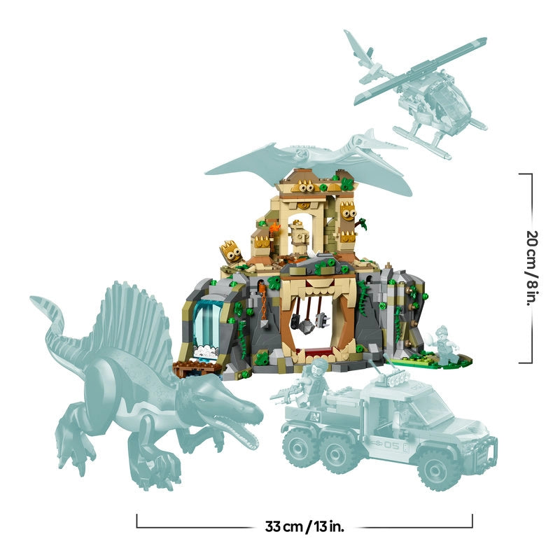 LEGO Jurassic World Spinosaurus & Quetzalcoatlus Air Mission – 984 Pieces | Set 76976
