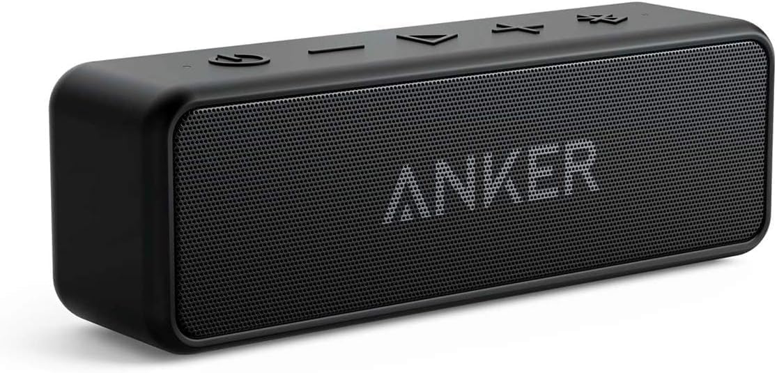 Anker Soundcore 2/ 12W Stereo/ Bluetooth 5/ IPX7/ 24-Hour Playtime - Black