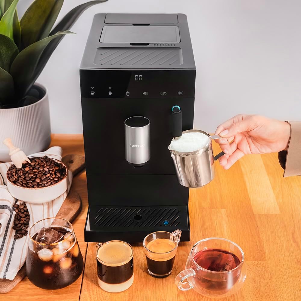 Cecotec Cremmaet Compact Steam Super Automatic Coffee Machine with Grinder 19 Bar