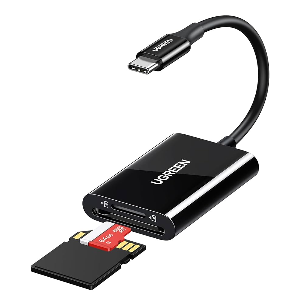 UGREEN قارئ كروت USB-C بسرعة 170MB/s متوافق مع iPhone 15