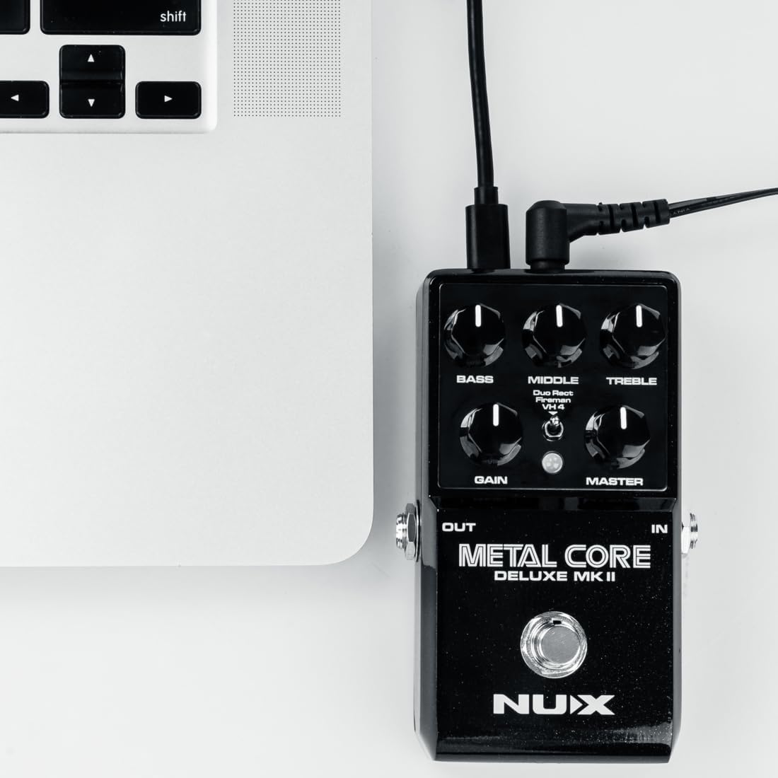 دواسة NUX METAL CORE DELUXE MKII DISTORTION - باللون الأسود