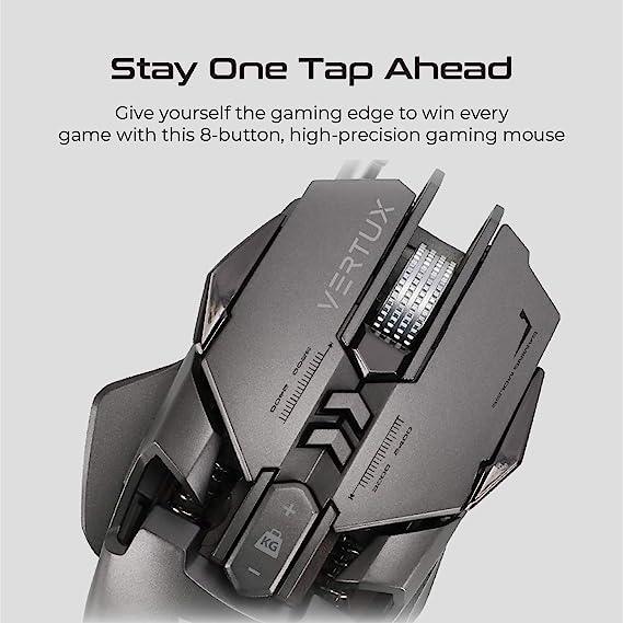 ماوس فيرتوكس إنديوم سلكي GRY/SLV