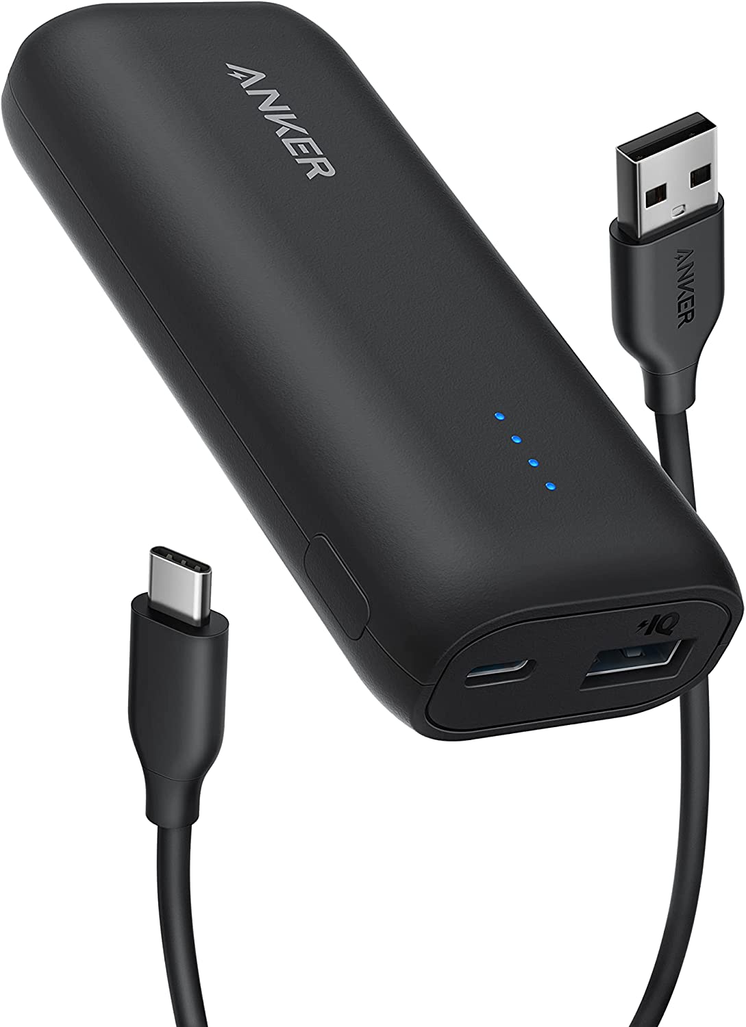 باور بانك Anker 321 (PowerCore 5K)، شاحن محمول بسعة 5200 مللي أمبير في الساعة