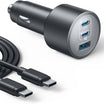 Anker 167.5W 3-Port USB-C Car Charger – 100W + 45W + 22.5W