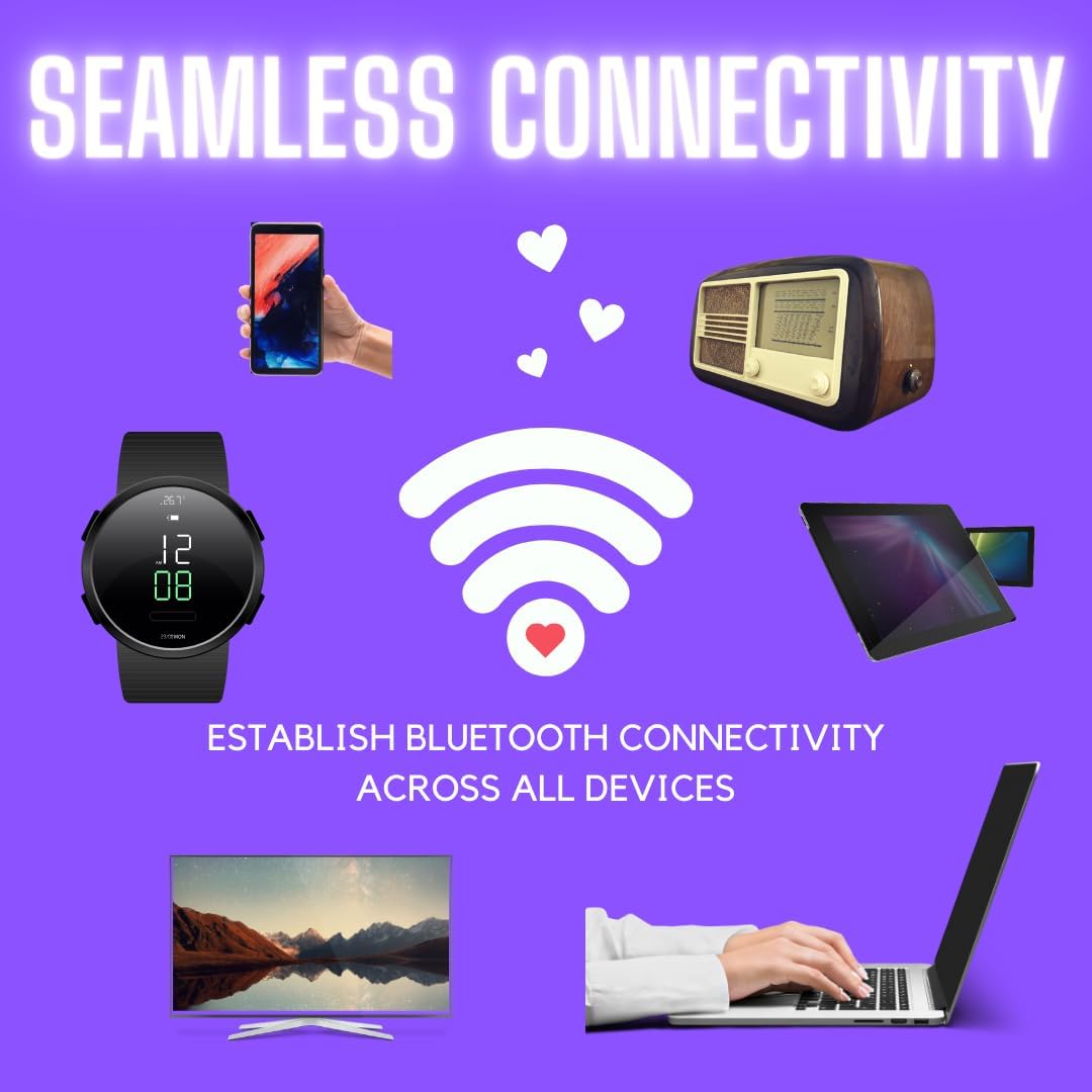 سماعات أذن لاسلكية بلوتوث من لينيس / إلغاء الضوضاء / حساسة للمس - أبيض