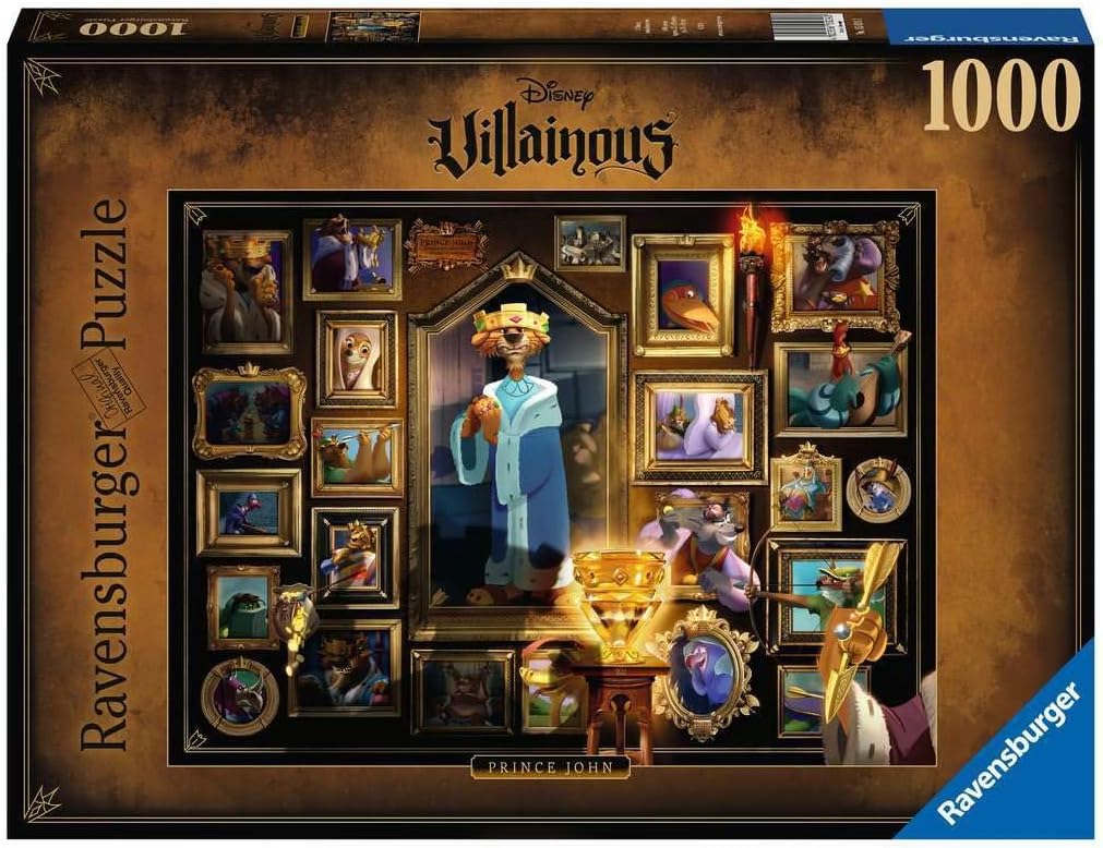 أحجية Ravensburger 1000 قطعة - أشرار ديزني: الأمير جان