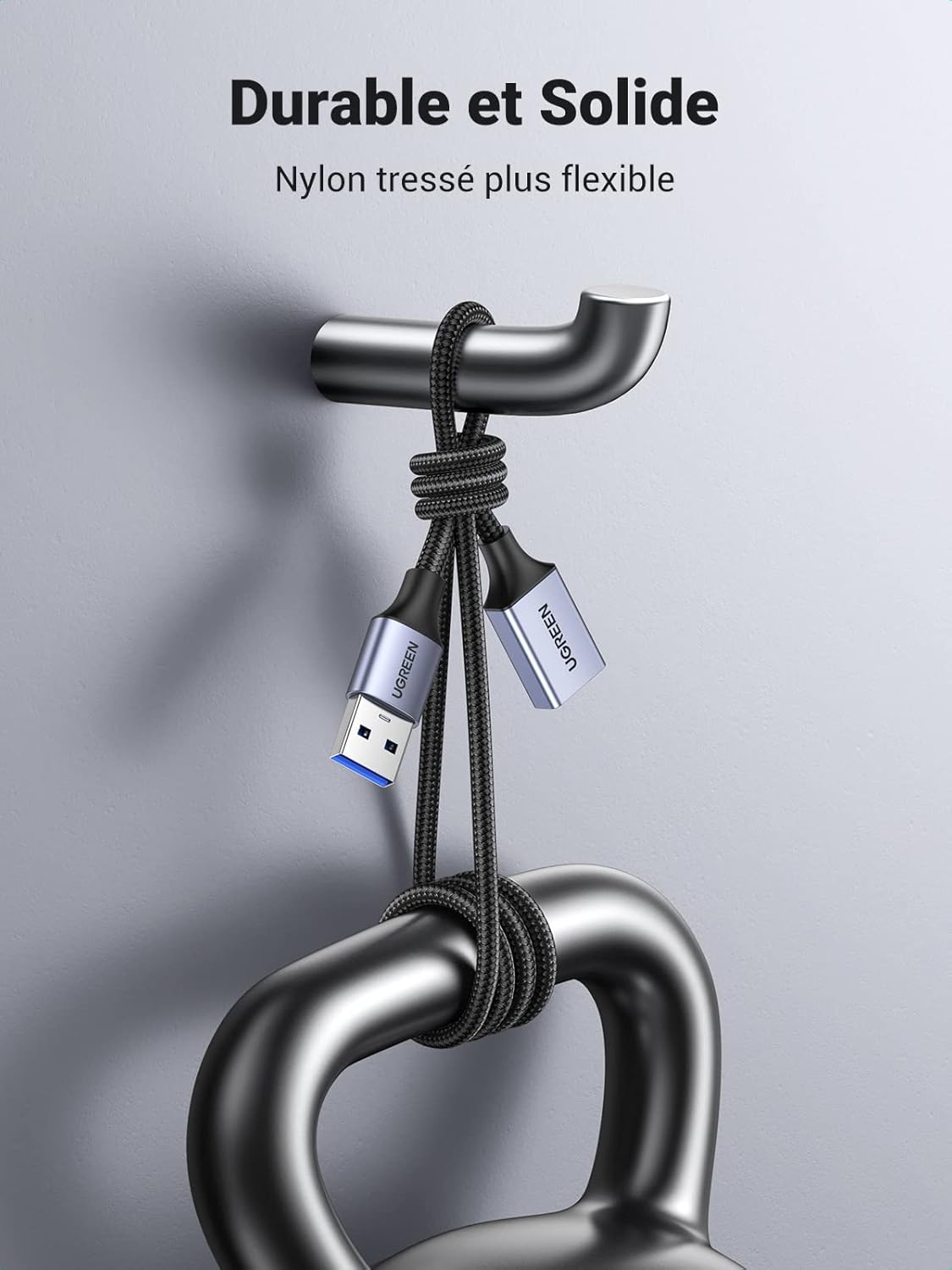 UGREEN كابل تمديد USB 3.0 ذكر إلى أنثى – عالي الأداء للألعاب