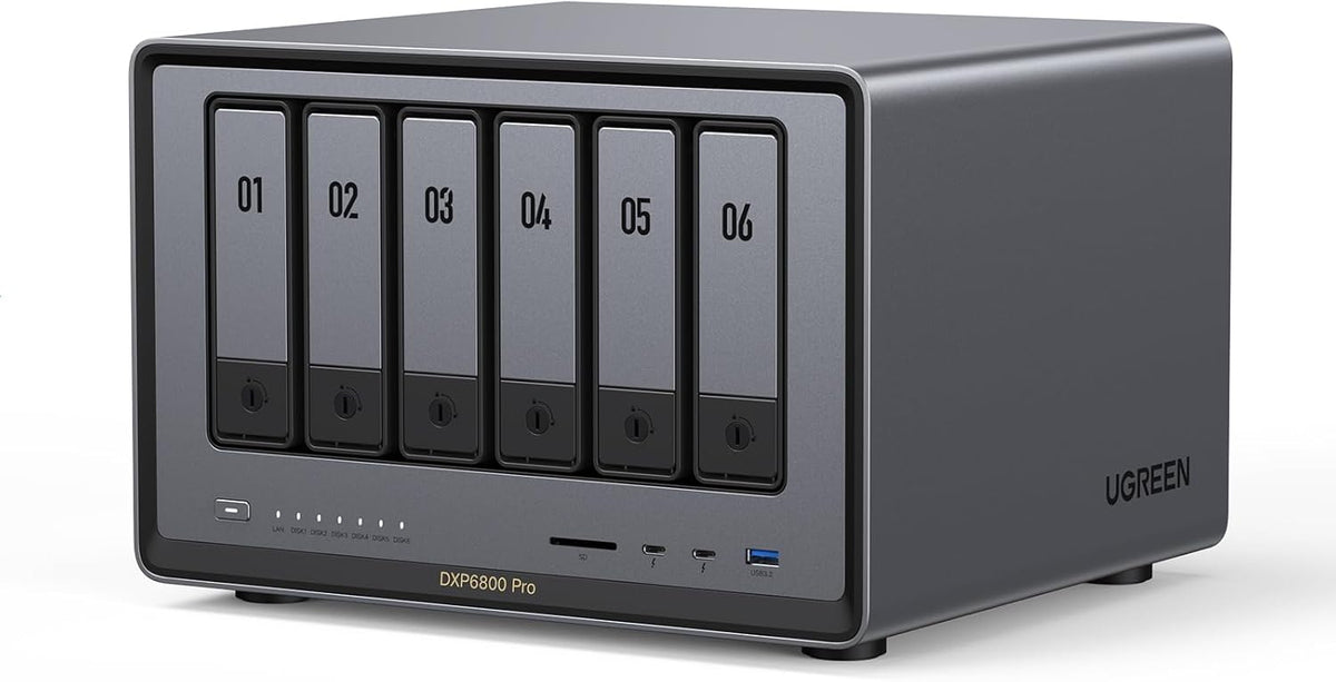UGREEN NASync DXP6800 Pro i5 10GbE, 196TB NAS
