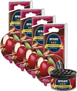AREON Ken Car Air Freshener - Apple & CInnamon Scent, Long-Lasting Fragrance