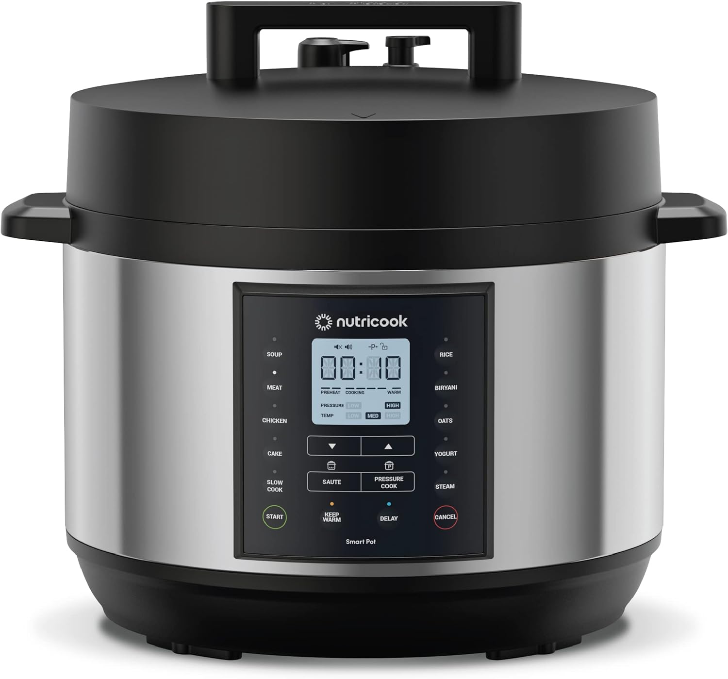 وعاء طهي ذكي Nutricook Smart Pot 2 Plus سعة 9.5 لتر / طنجرة ضغط - أسود