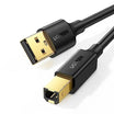 كابل UGREEN USB 2.0 AM إلى BM للطباعة 5 متر (أسود)