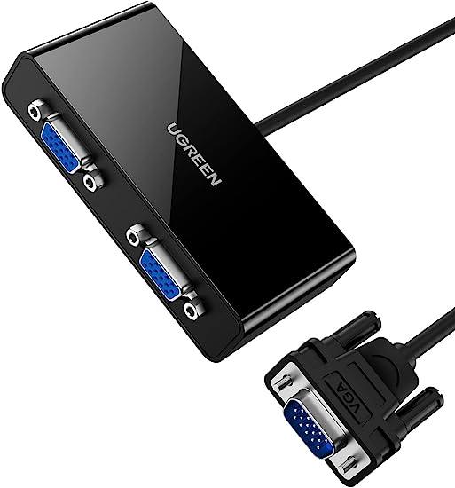 موزع يوجرين 1x2 VGA - دعم شاشتين بدقة عالية