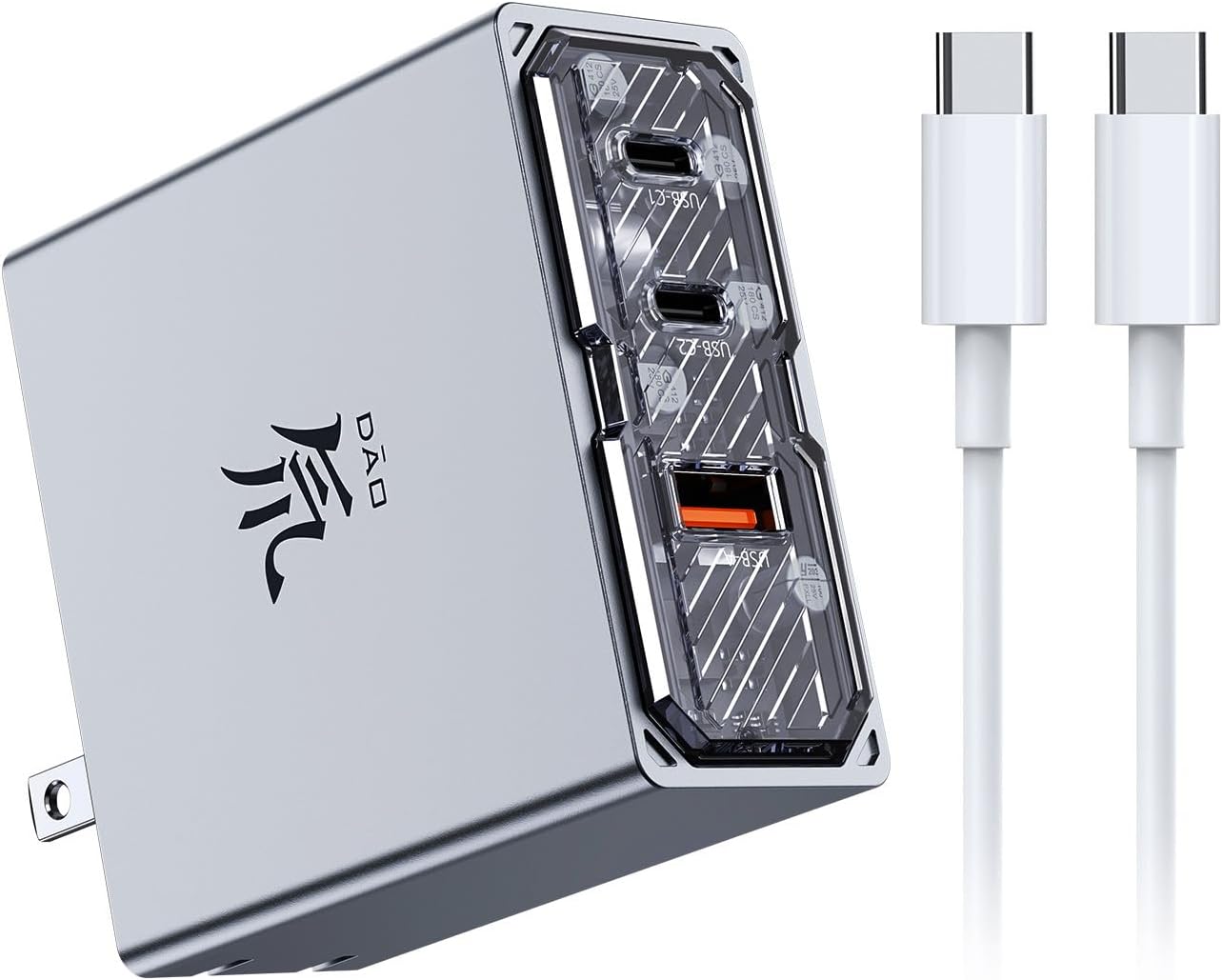 RedMagic 100W USB C Charger - شاحن سريع متعدد المنافذ بتقنية GaN