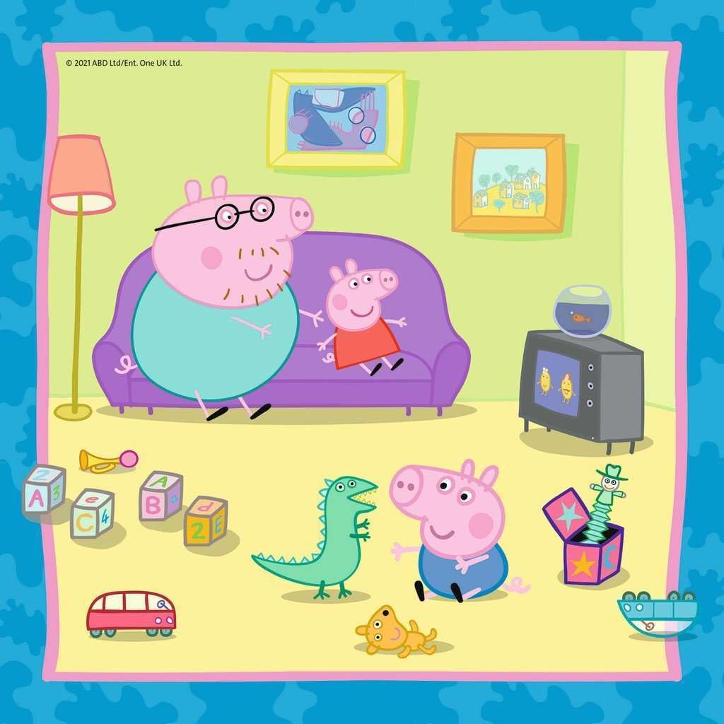 Ravensburger Peppa Pig Puzzle 3x49 Pieces - Ages 5+