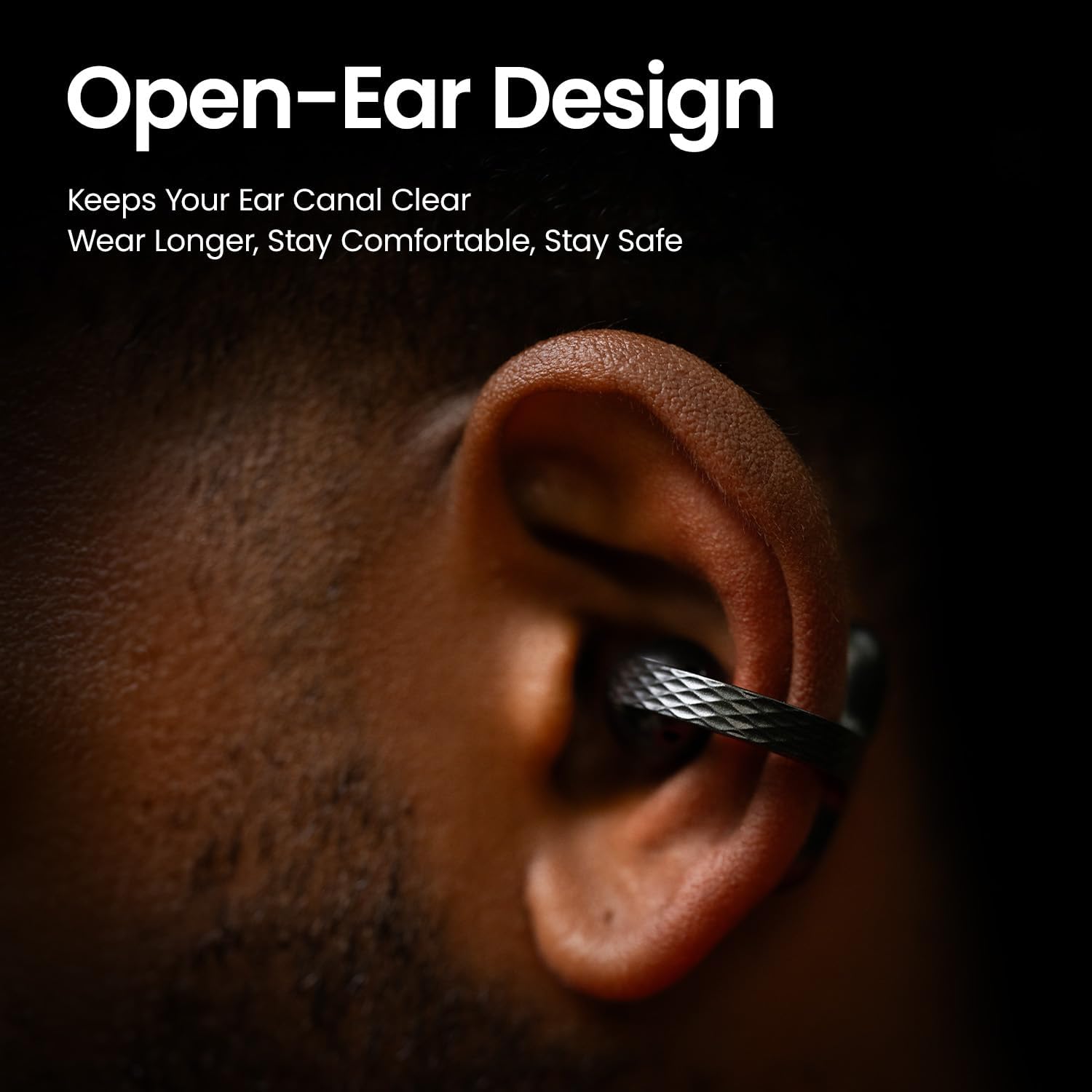 Amazfit Up Wireless Earbuds – Open Ear, AI Noise Canceling