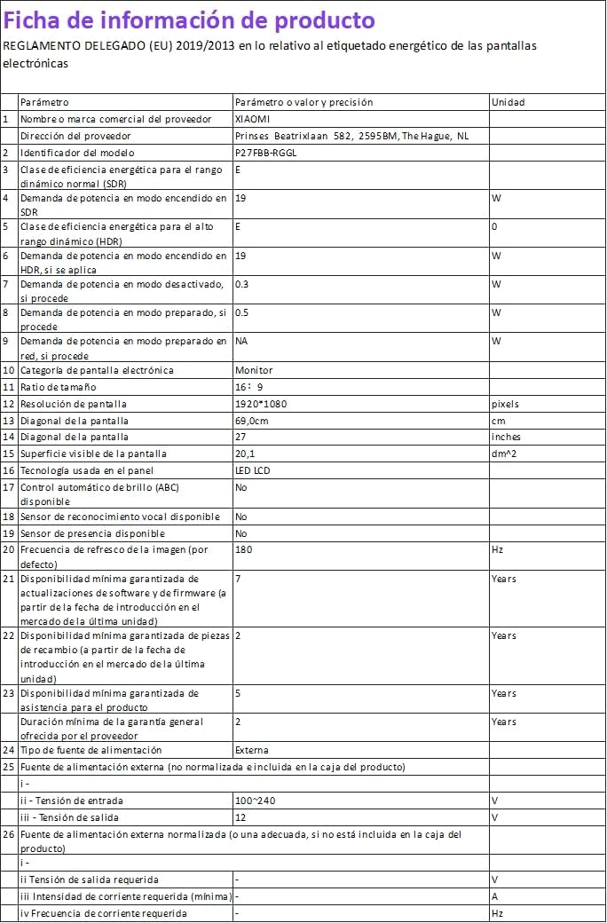 شاشة الألعاب Xiaomi G27i - دقة عالية وأداء قوي