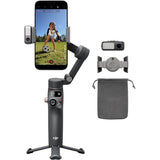 مثبت جيمبال DJI Osmo Mobile 8 للهواتف - تثبيت ثلاثي المحاور، دوران 360 درجة