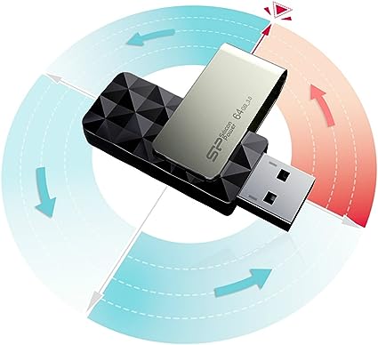 Silicon-Power USB FLASH B30 128GB BLACK