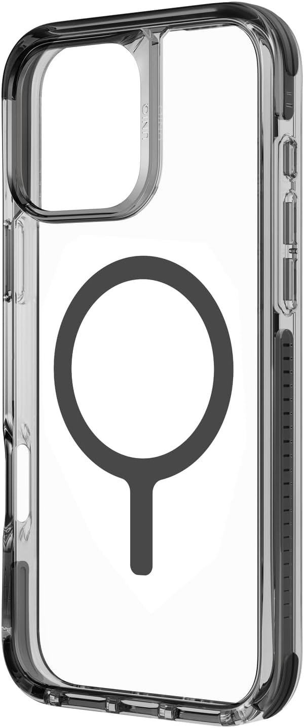 كفر UNIQ COMBAT لهاتف iPhone 16 6.1 MagClick Carbon Black