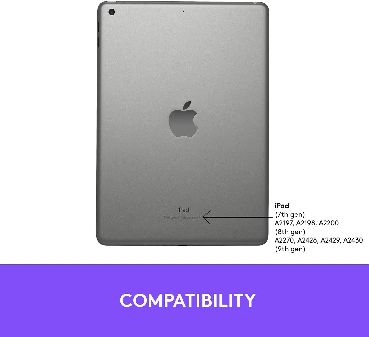 Logitech Slim Folio - لوحة مفاتيح عربية لجهاز ايباد الجيل العاشر