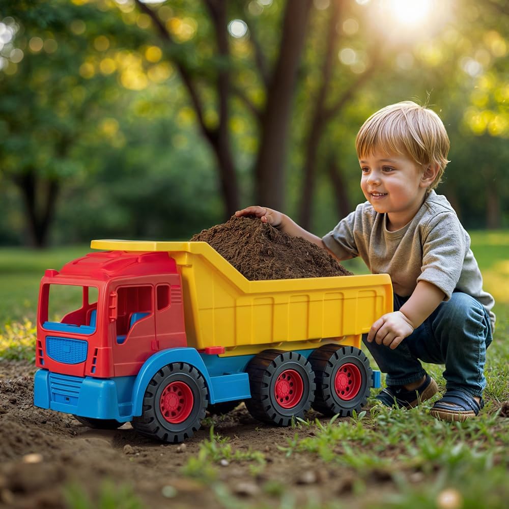 Dolu Tipper Truck – Large Ride-On Toy Truck for Toddlers (Ages 18M+)