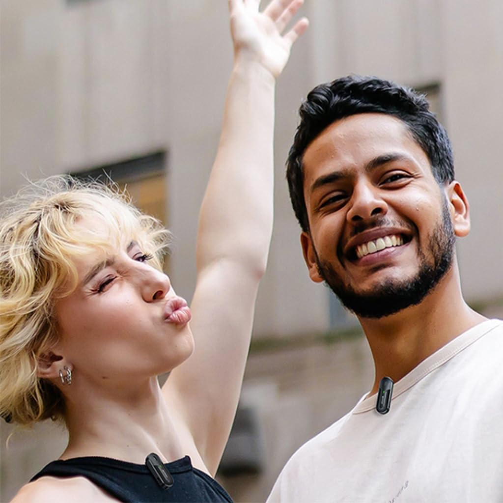 ميكروفون لافاليير لاسلكي من Yesido KR17 مع مستقبل من النوع C