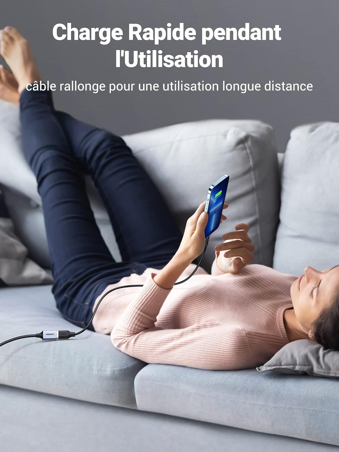 UGREEN كابل تمديد USB 3.0 ذكر إلى أنثى – عالي الأداء للألعاب