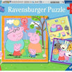 Ravensburger Peppa Pig Puzzle 3x49 Pieces - Ages 5+