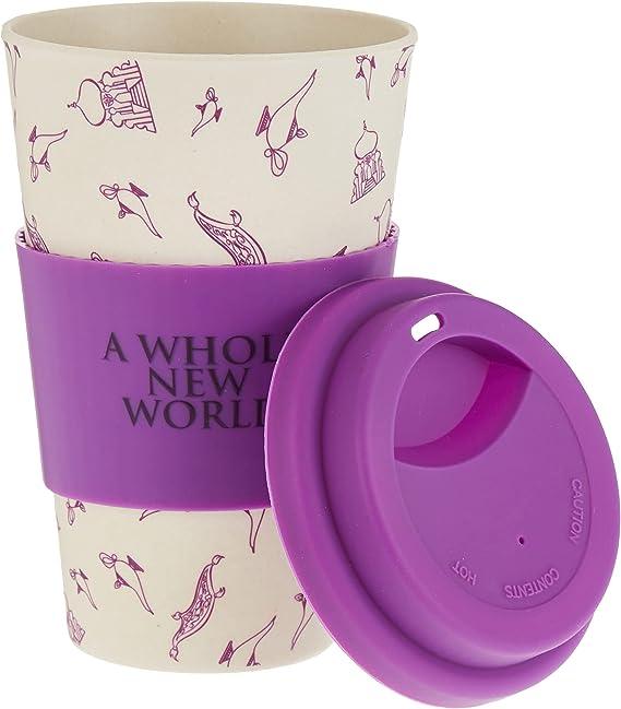 من فانكو Funko Disney: Colour Block: Bamboo Lidded Mug: A Whole New World كوب بغطاء من الخيزران