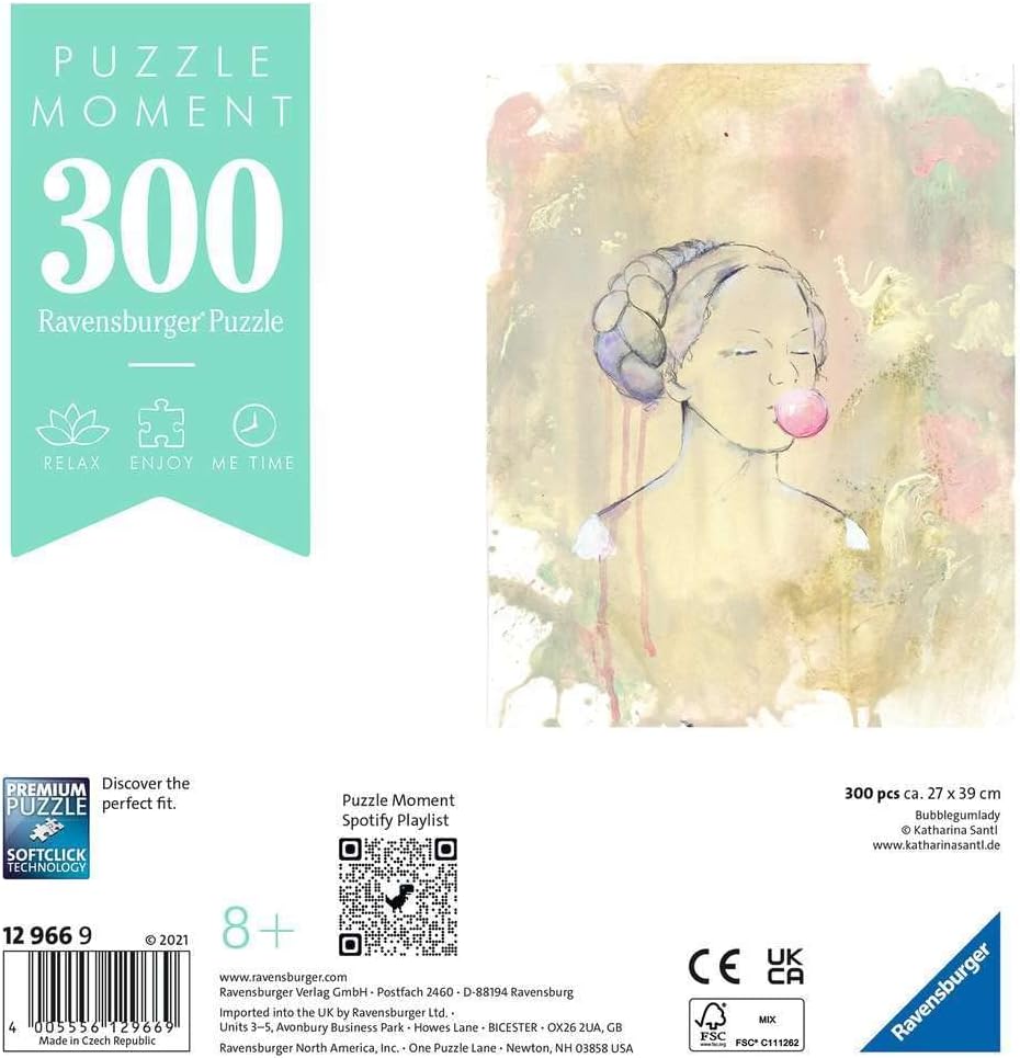 Ravensburger Moment 300-Piece Puzzle - Adult Chewing Gum Design