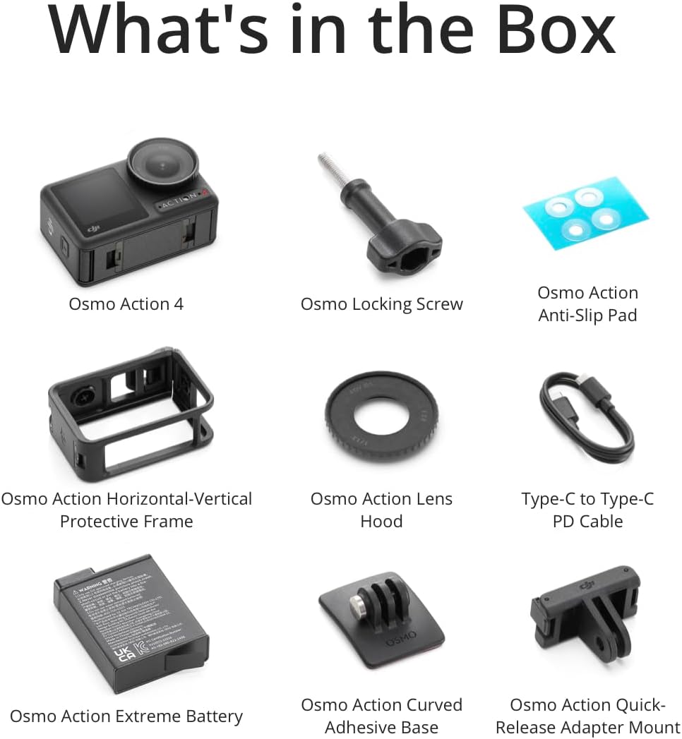 كاميرا الحركة اوسمو اكشن 4 المقاومة للماء من دي جي اي